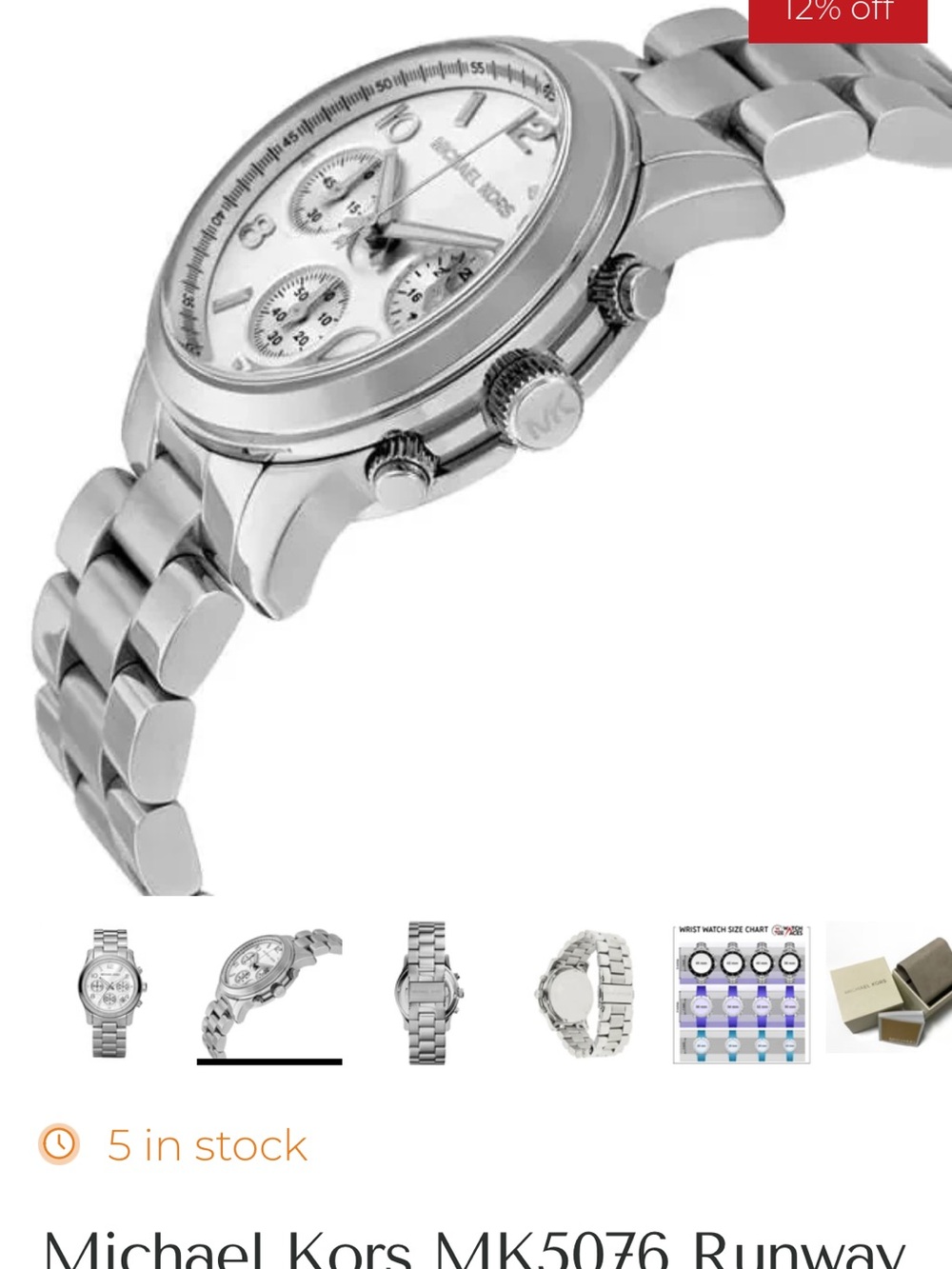 🩶MICHAEL KORS RUNWAY WATCH🩶 - Picture 8 of 10